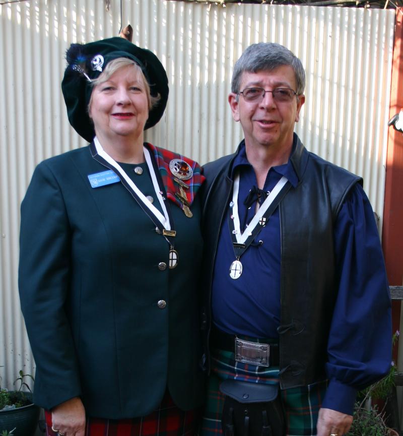Wayne Sinclair and Liane Sinclair, Clan Sinclair Australia.